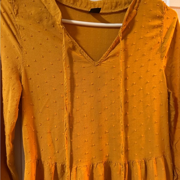 SHEIN Mustard Long Sleeve Dress - Picture 4 of 9
